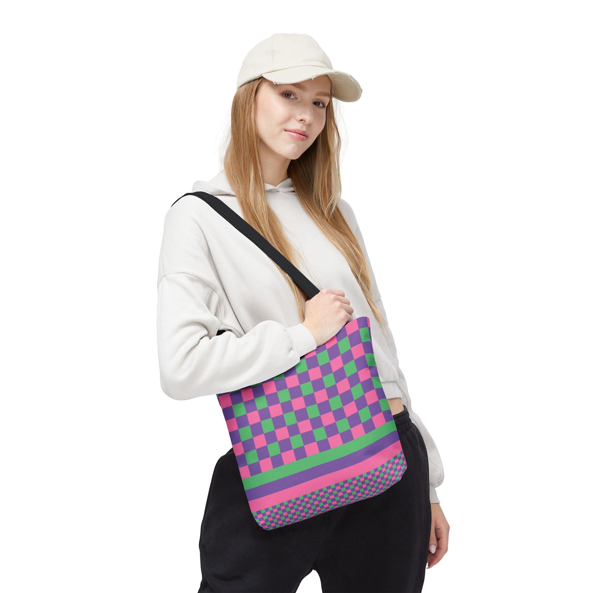 Colorblock Tote Bag