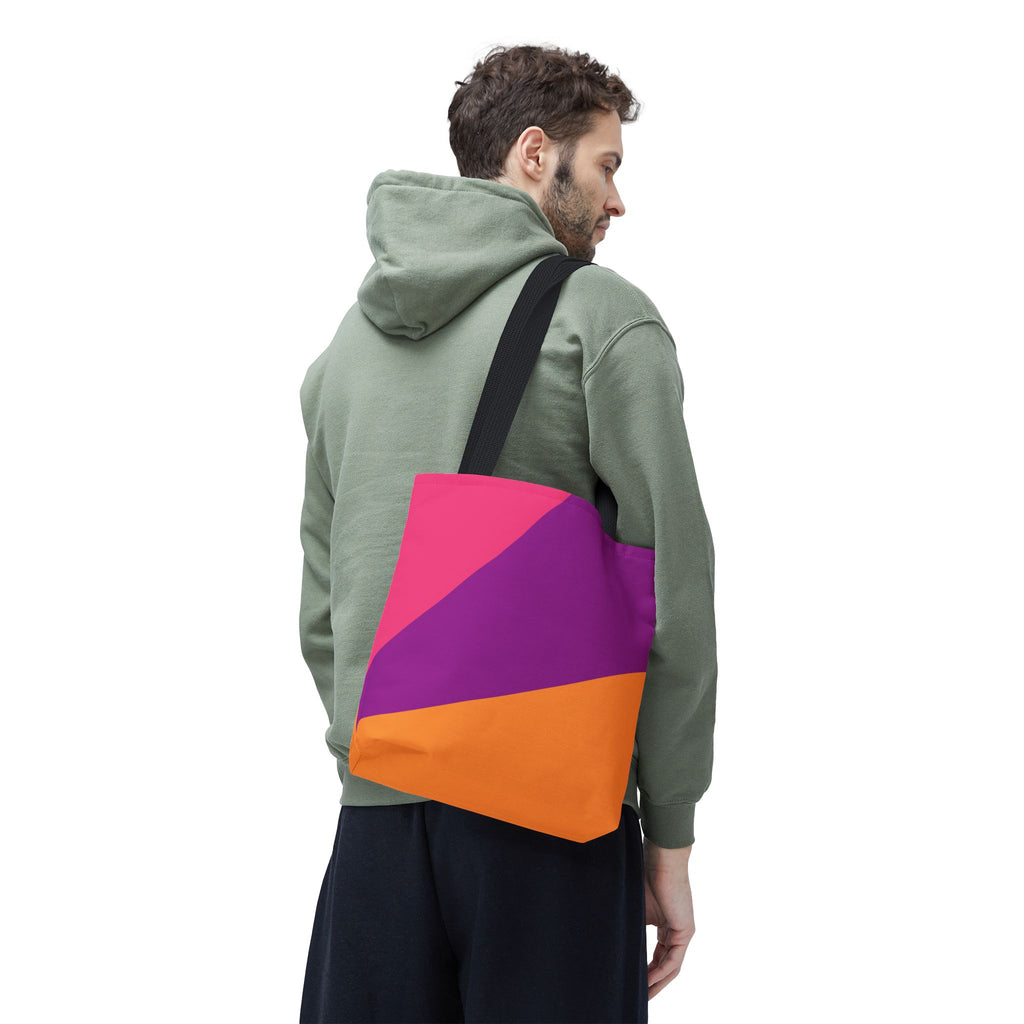 Colorblock Tote Bag