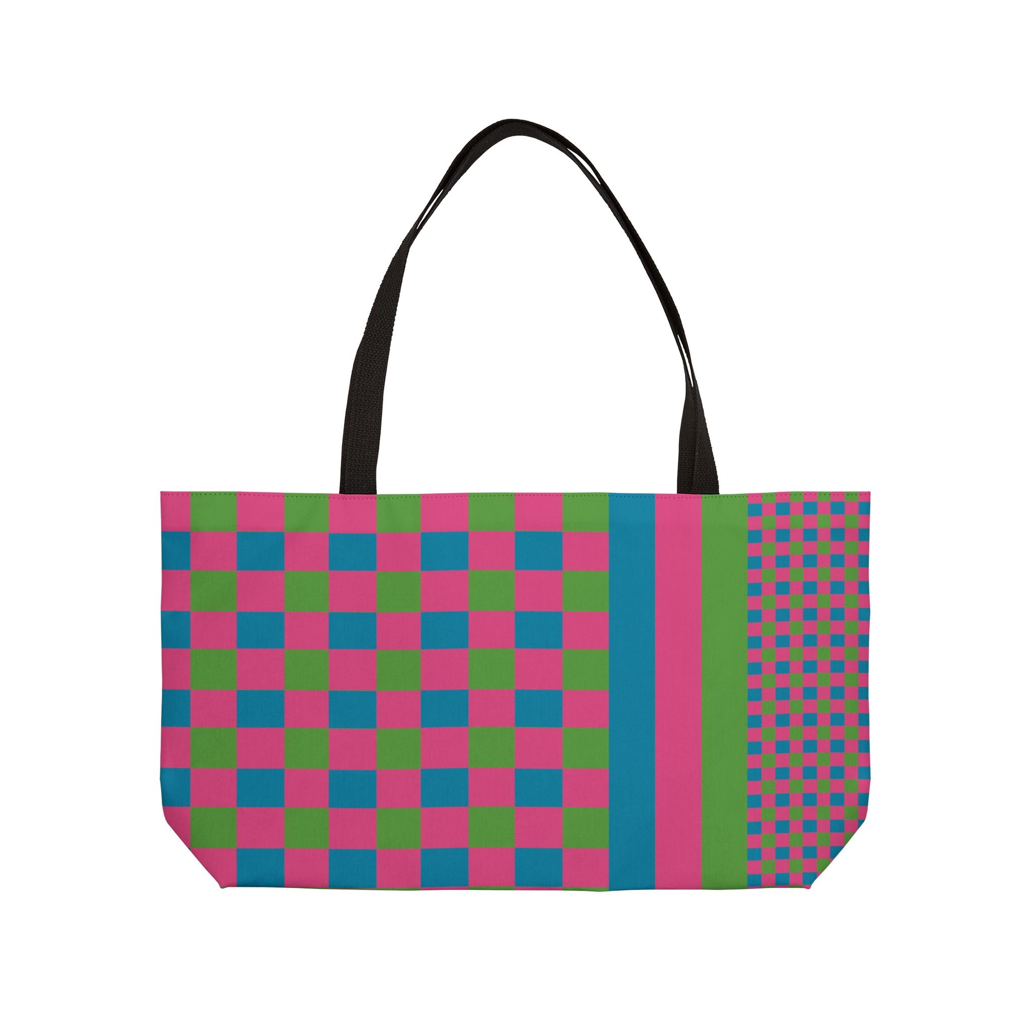 Colorblock Tote Bag