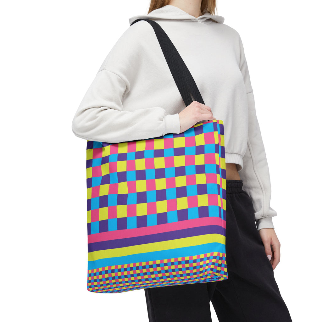 Colorblock Tote Bag