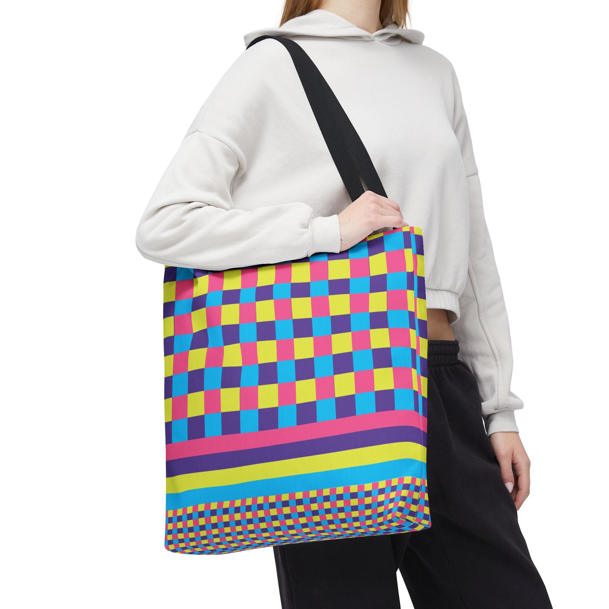Colorblock Tote Bag