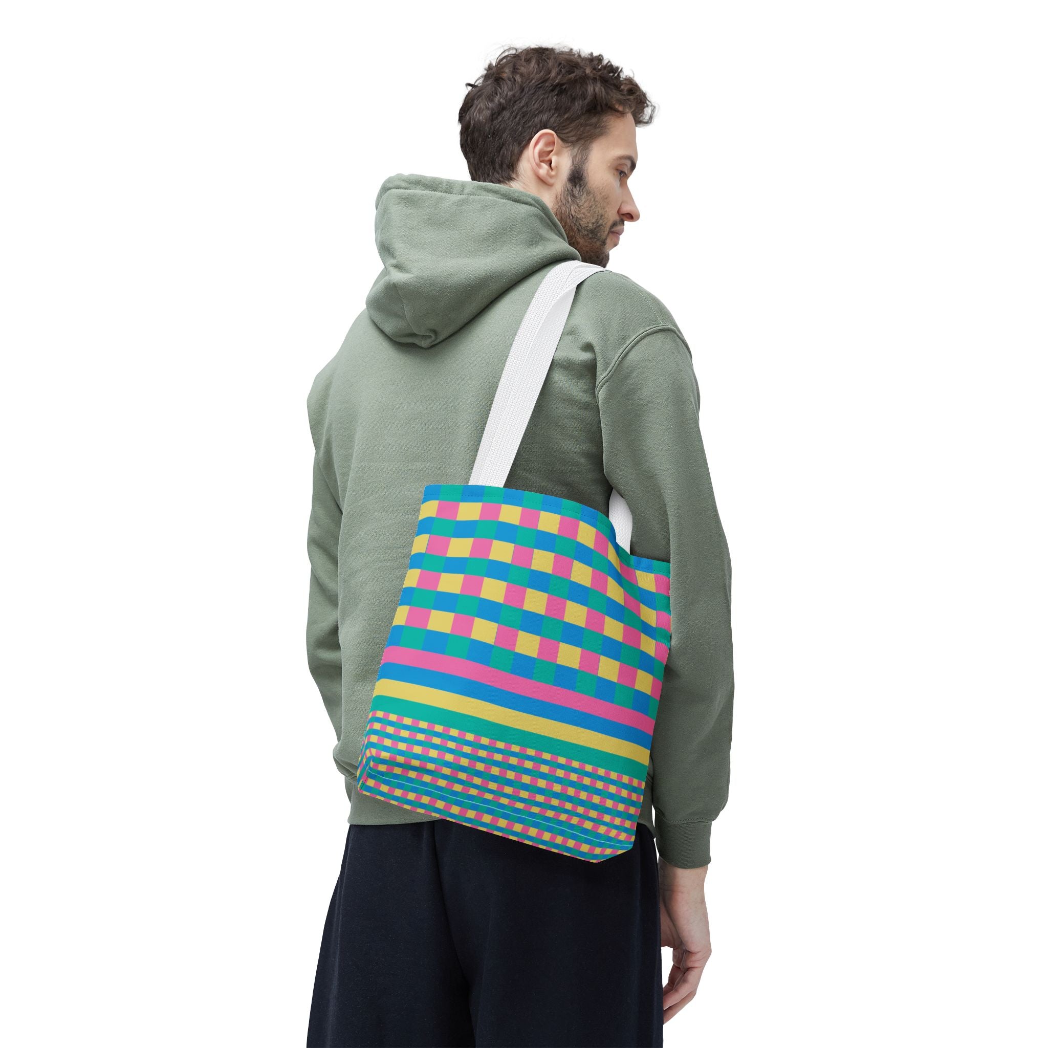 Colorblock Tote Bag