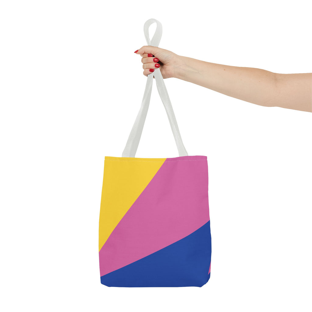 Colorblock Tote Bag