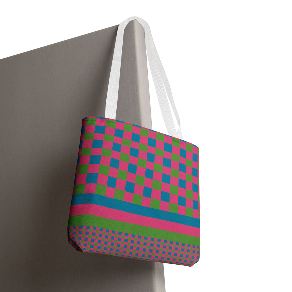 Colorblock Tote Bag