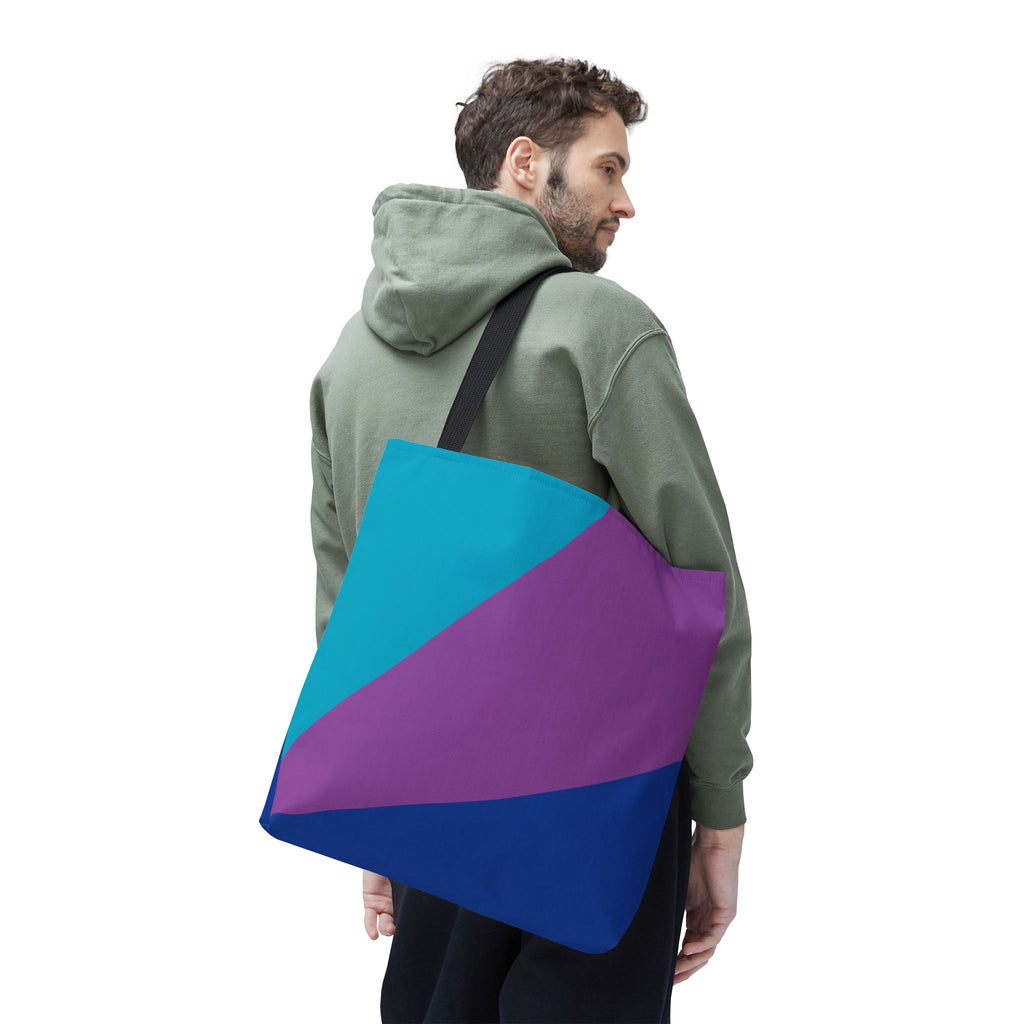 Colorblock Tote Bag