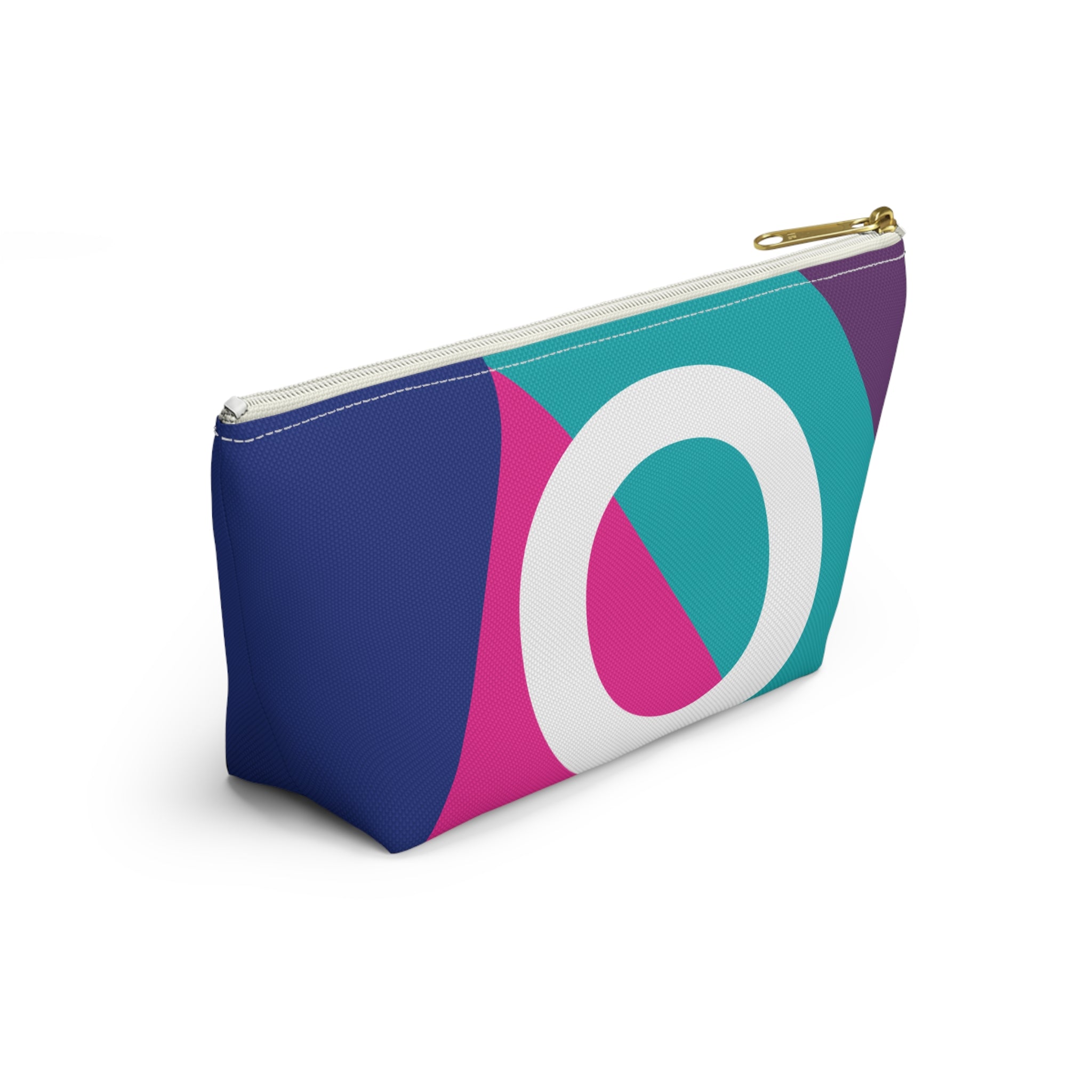 Colorblock Accessory Pouch — Monogram O T-Bottom Cosmetic Bag