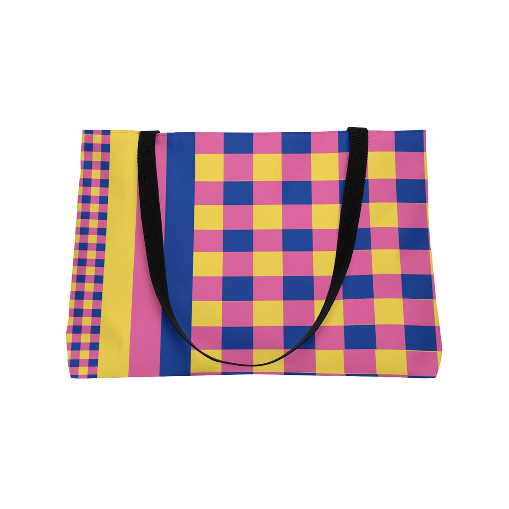 Colorblock Tote Bag