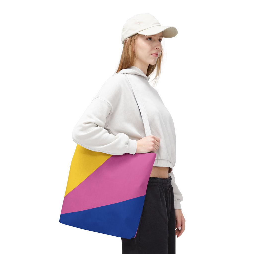 Colorblock Tote Bag