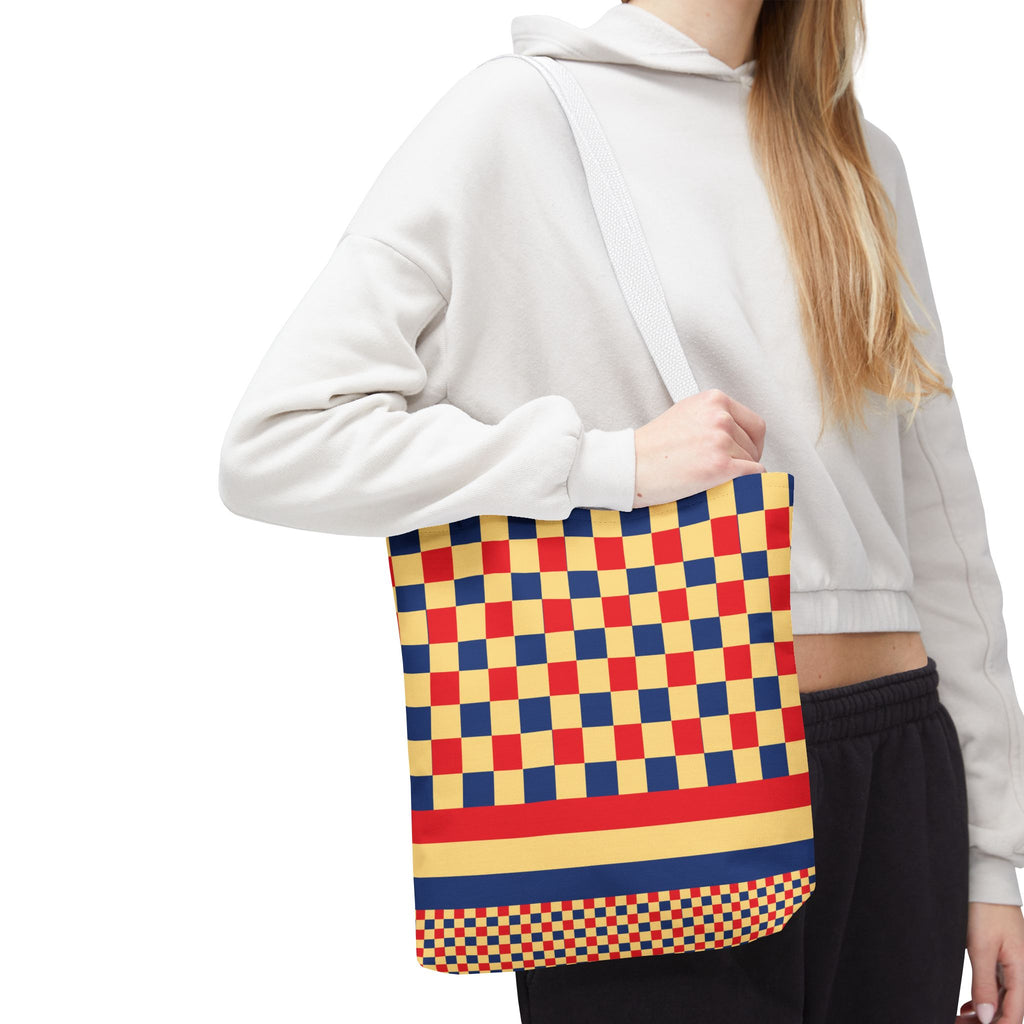 Colorblock Tote Bag