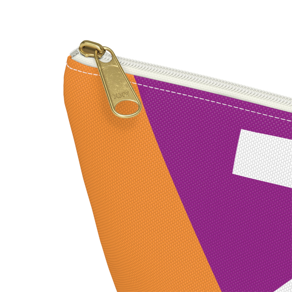 Colorblock Accessory Pouch — Monogram Z T-Bottom Cosmetic Bag