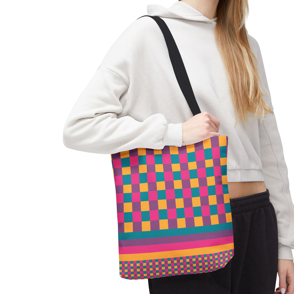 Colorblock Tote Bag