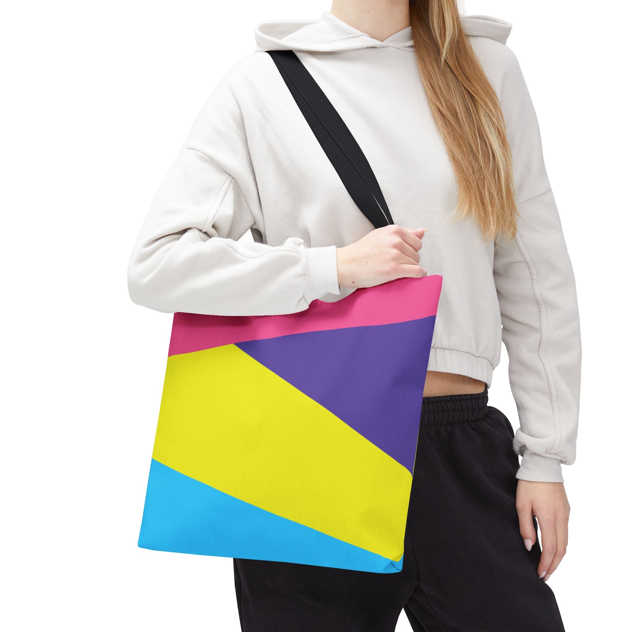 Colorblock Tote Bag