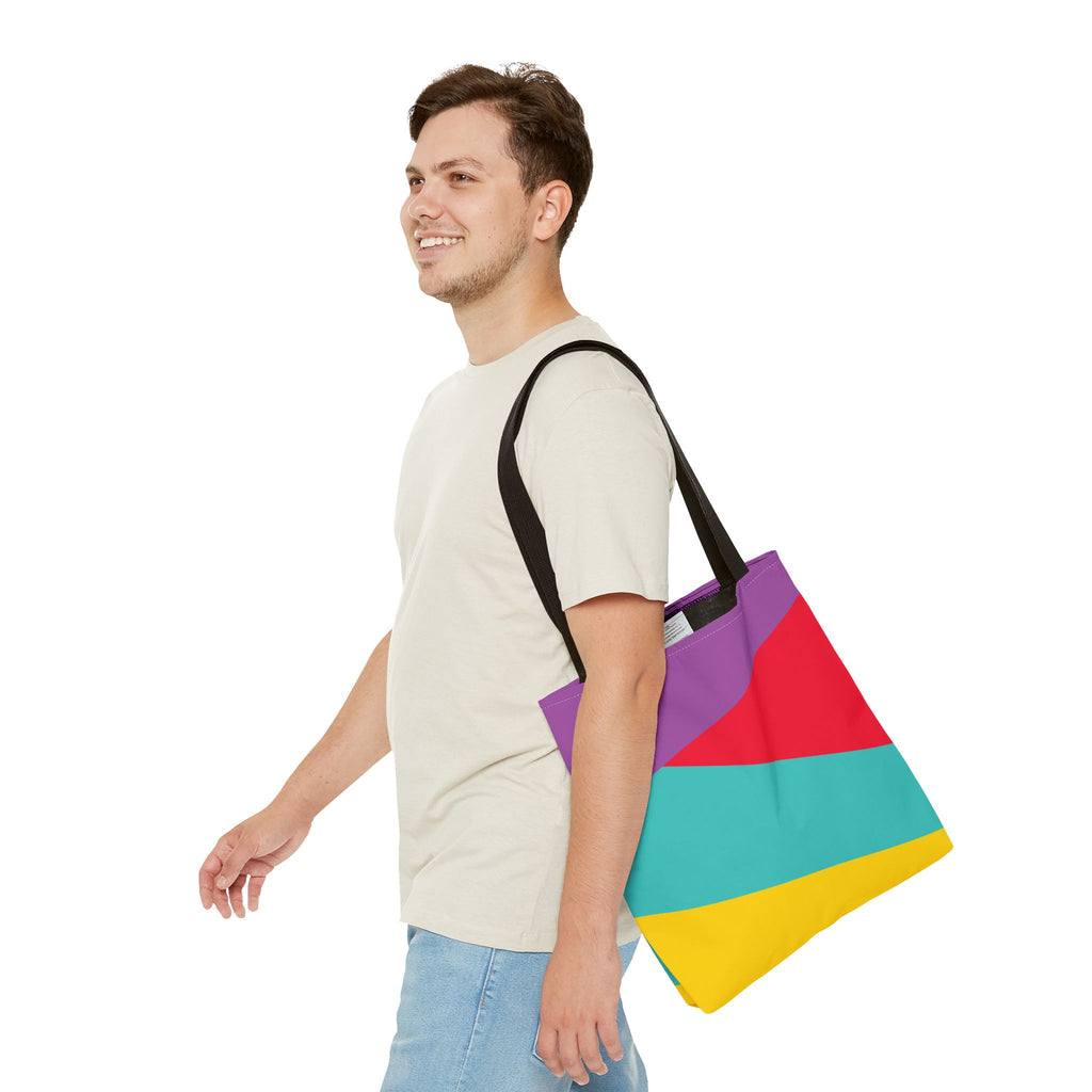 Colorblock Tote Bag