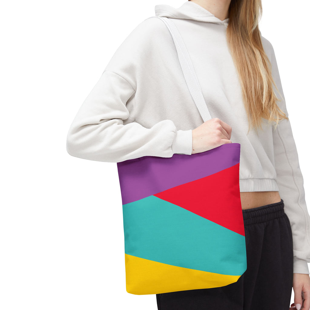 Colorblock Tote Bag