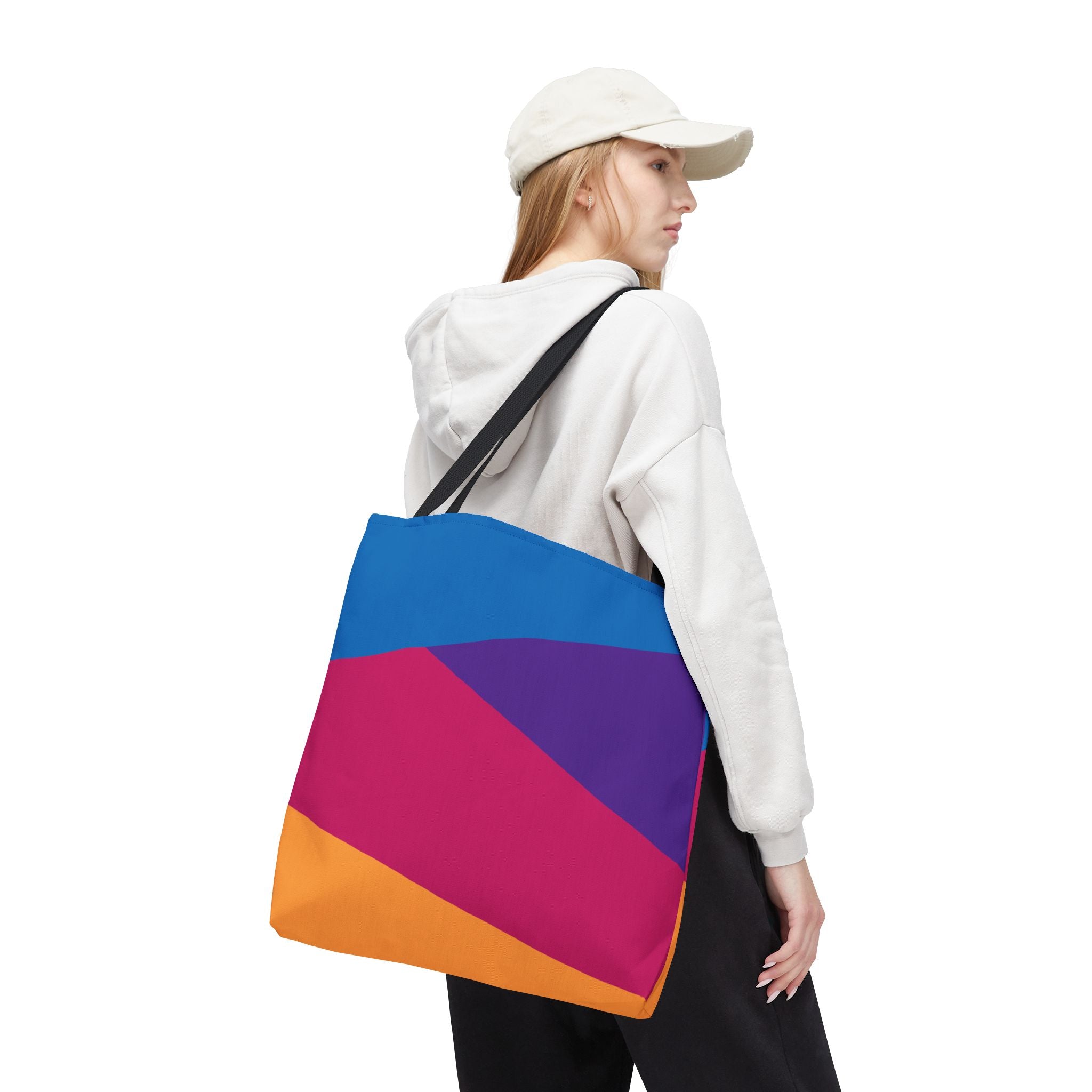 Colorblock Tote Bag