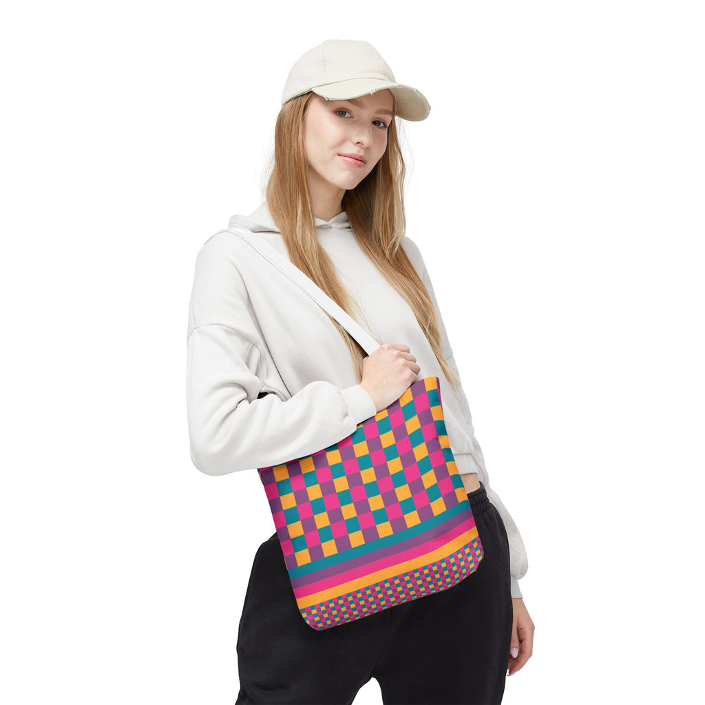 Colorblock Tote Bag