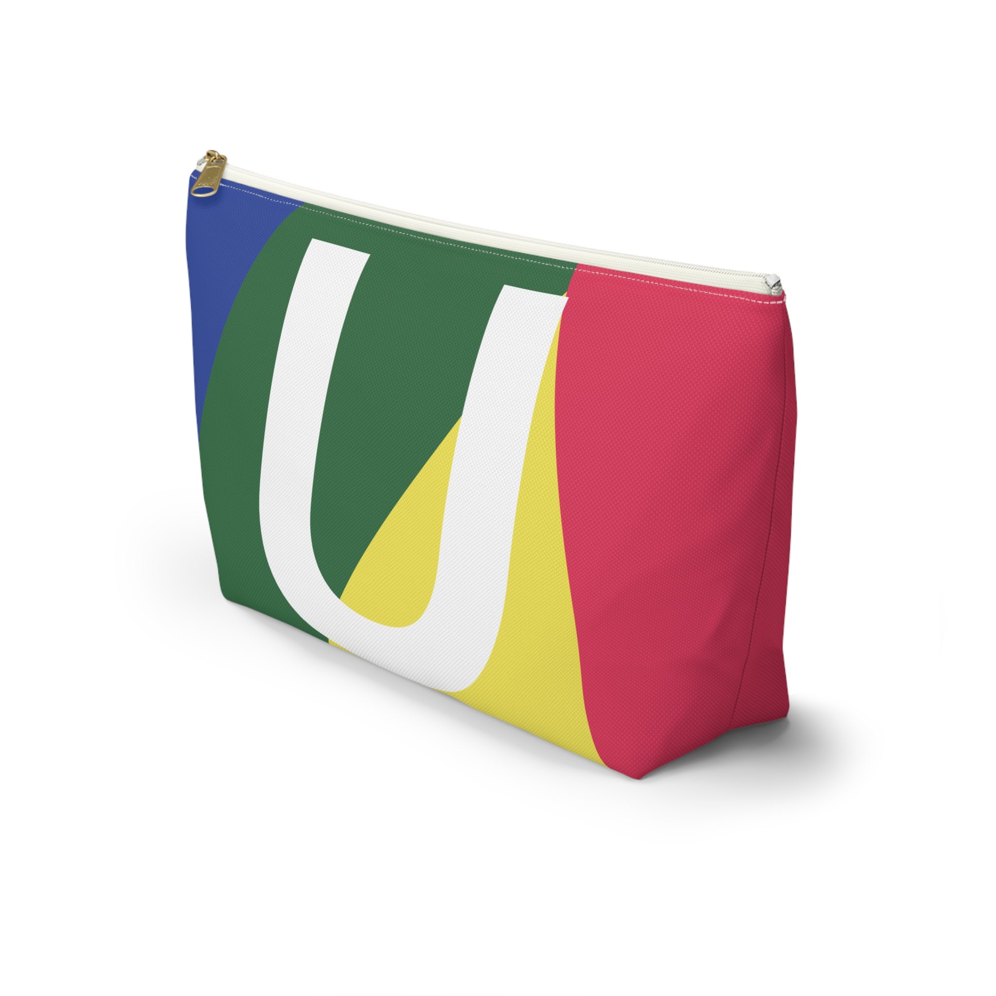 Colorblock Accessory Pouch — Monogram U T-Bottom Cosmetic Bag