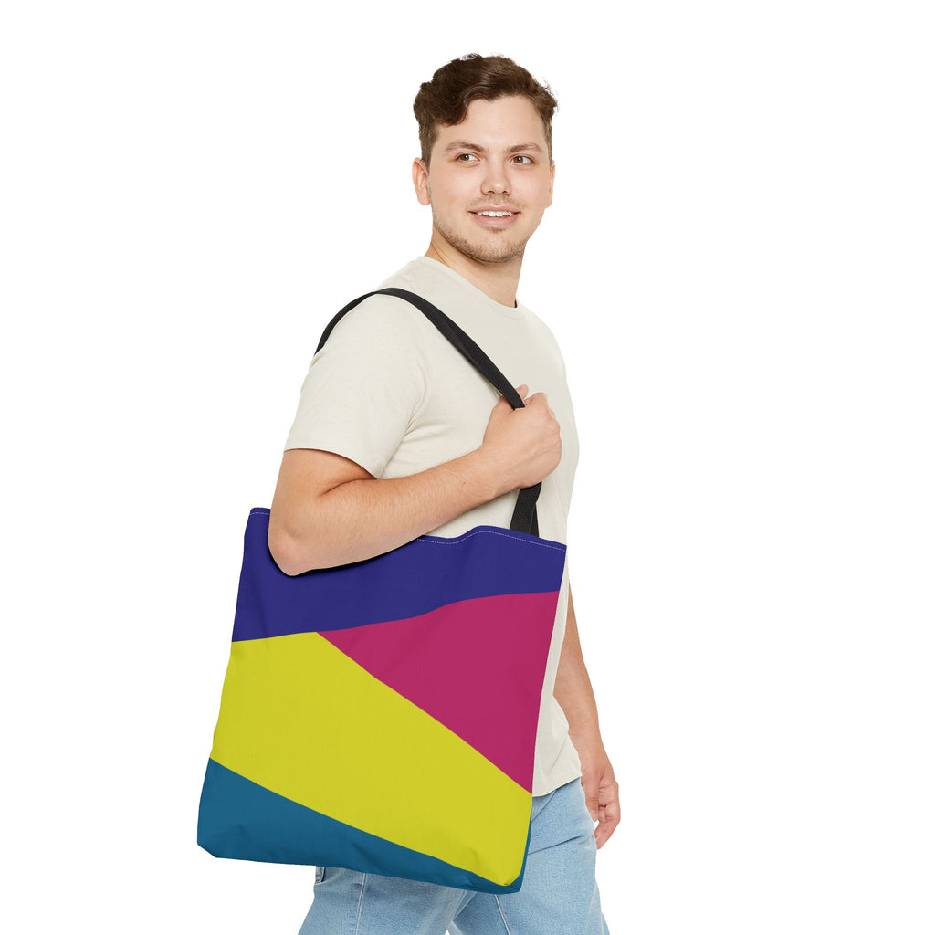 Colorblock Tote Bag