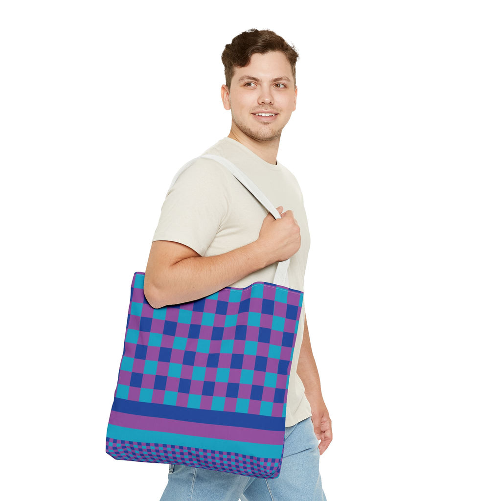 Colorblock Tote Bag