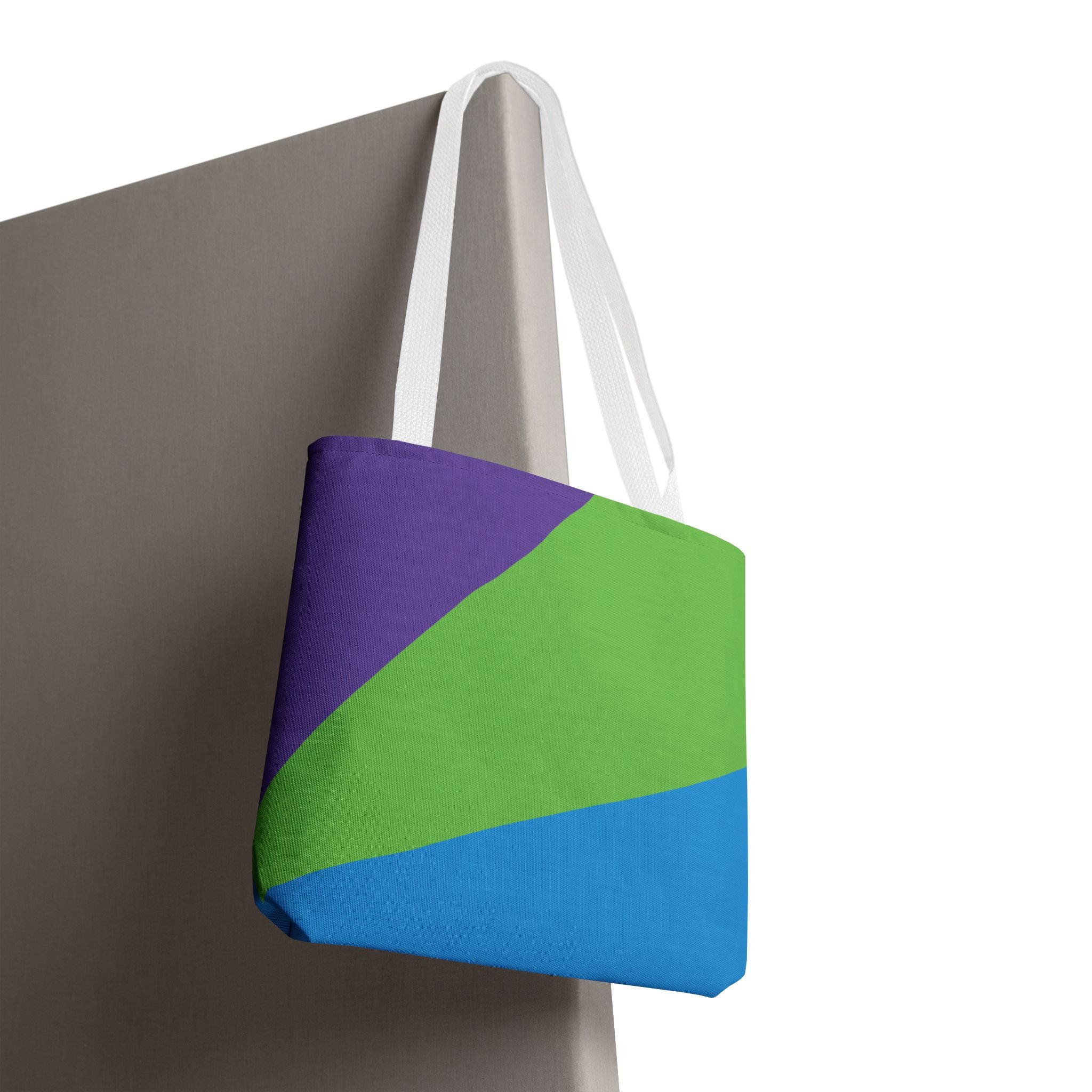 Colorblock Tote Bag