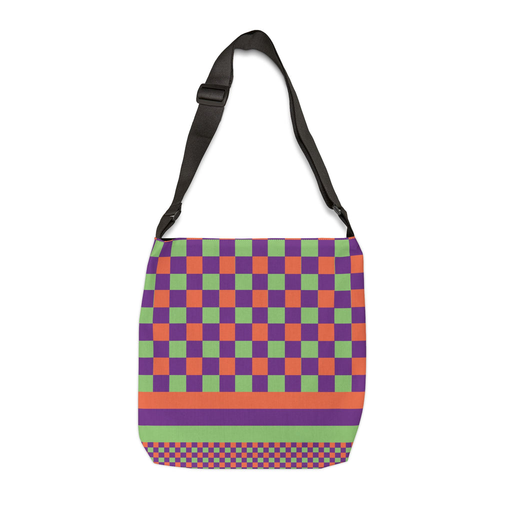 Colorblock Geometric Tote Bag