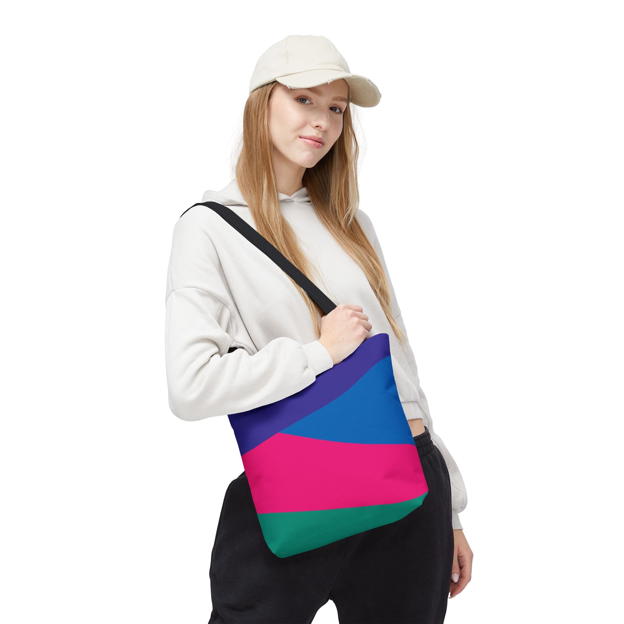 Colorblock Tote Bag