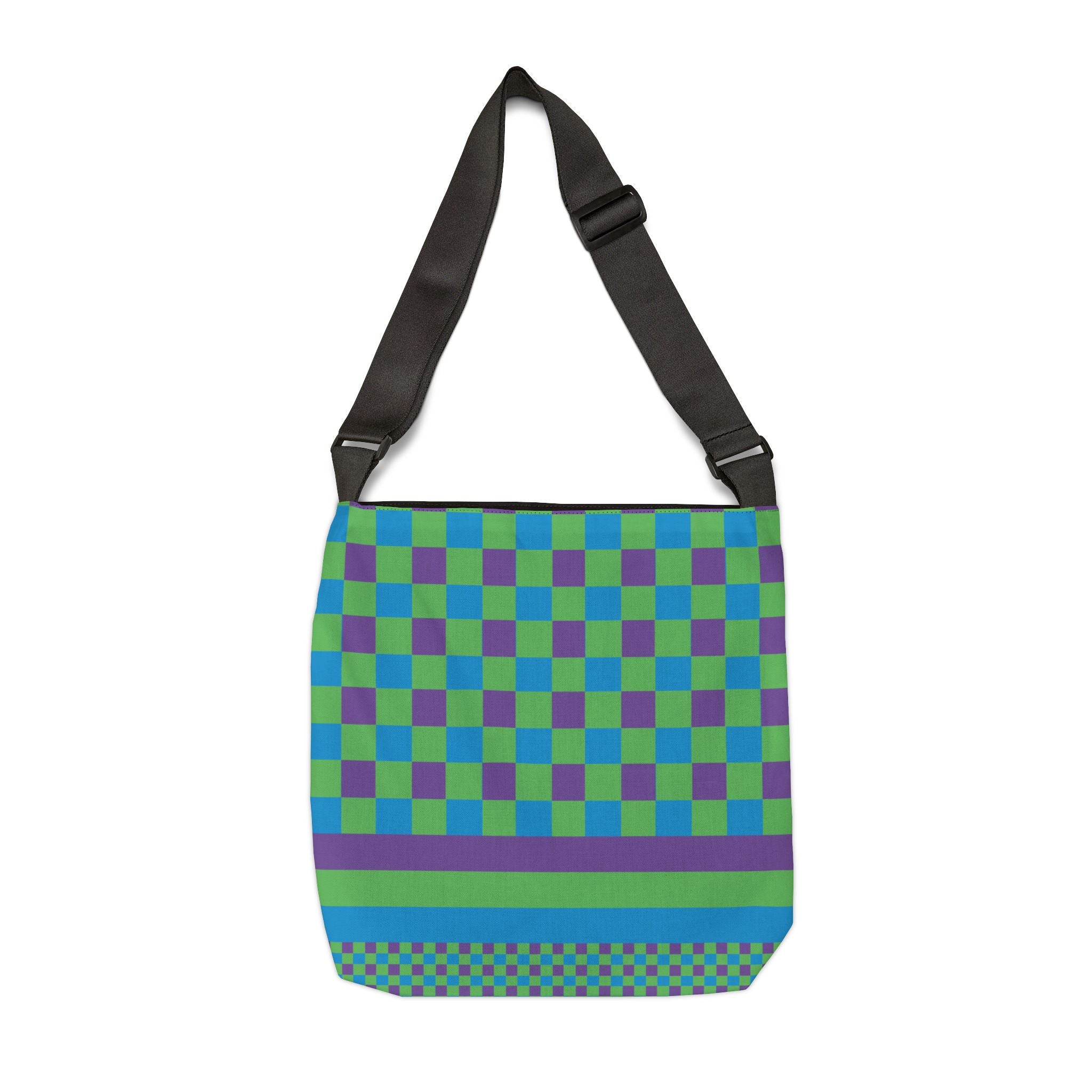 Colorblock Geometric Tote Bag