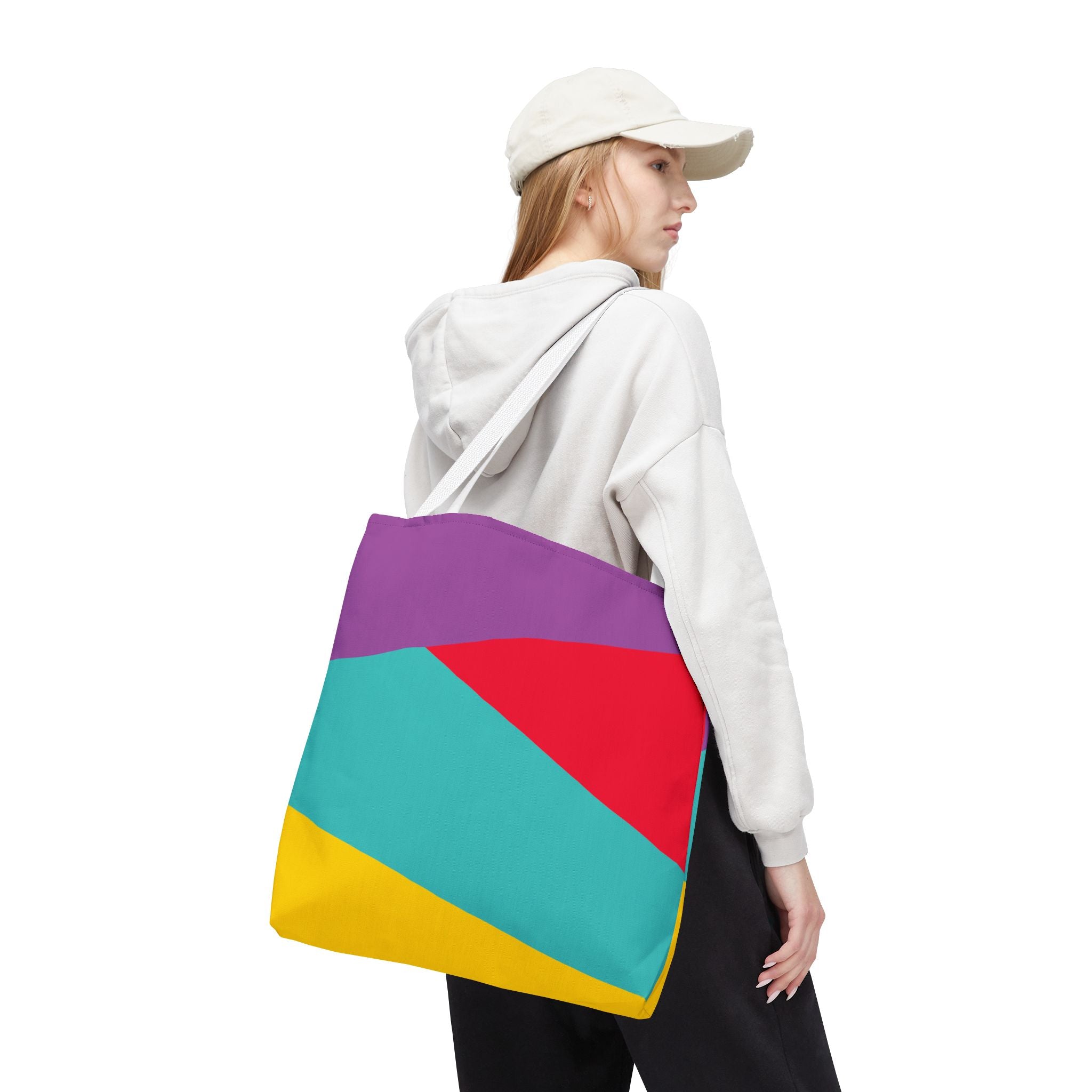 Colorblock Tote Bag