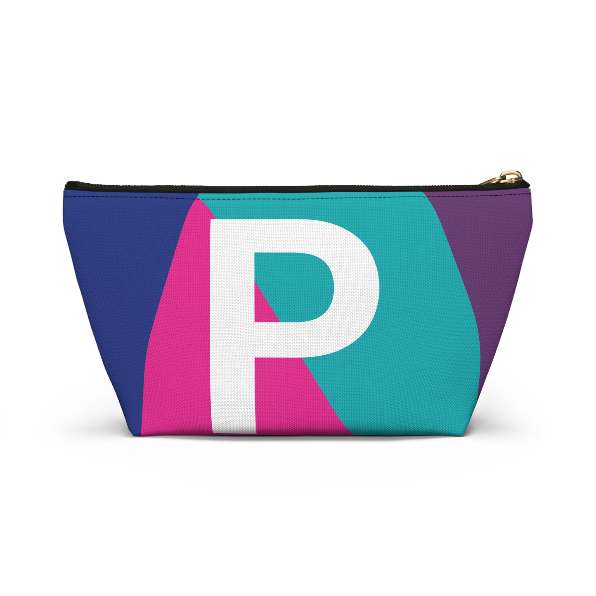 Colorblock Accessory Pouch — Monogram P T-Bottom Cosmetic Bag