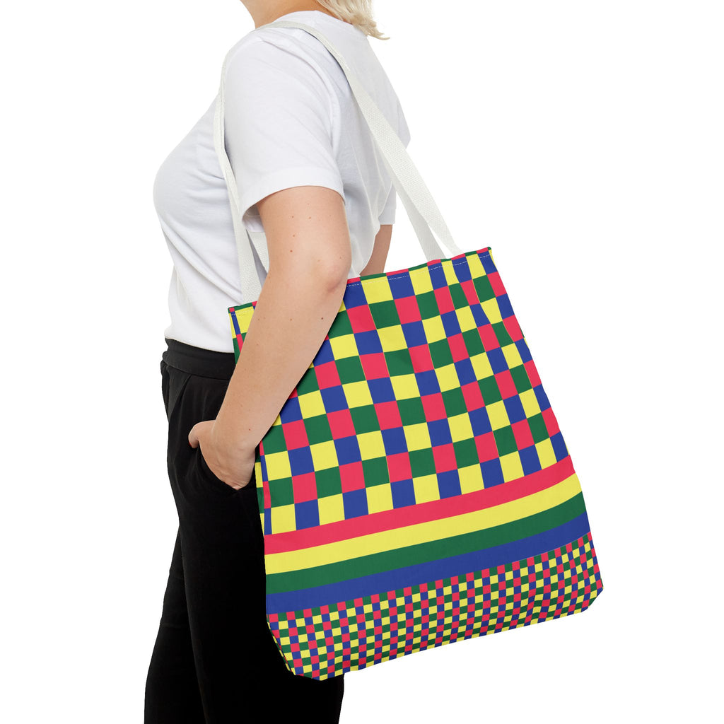 Colorblock Tote Bag