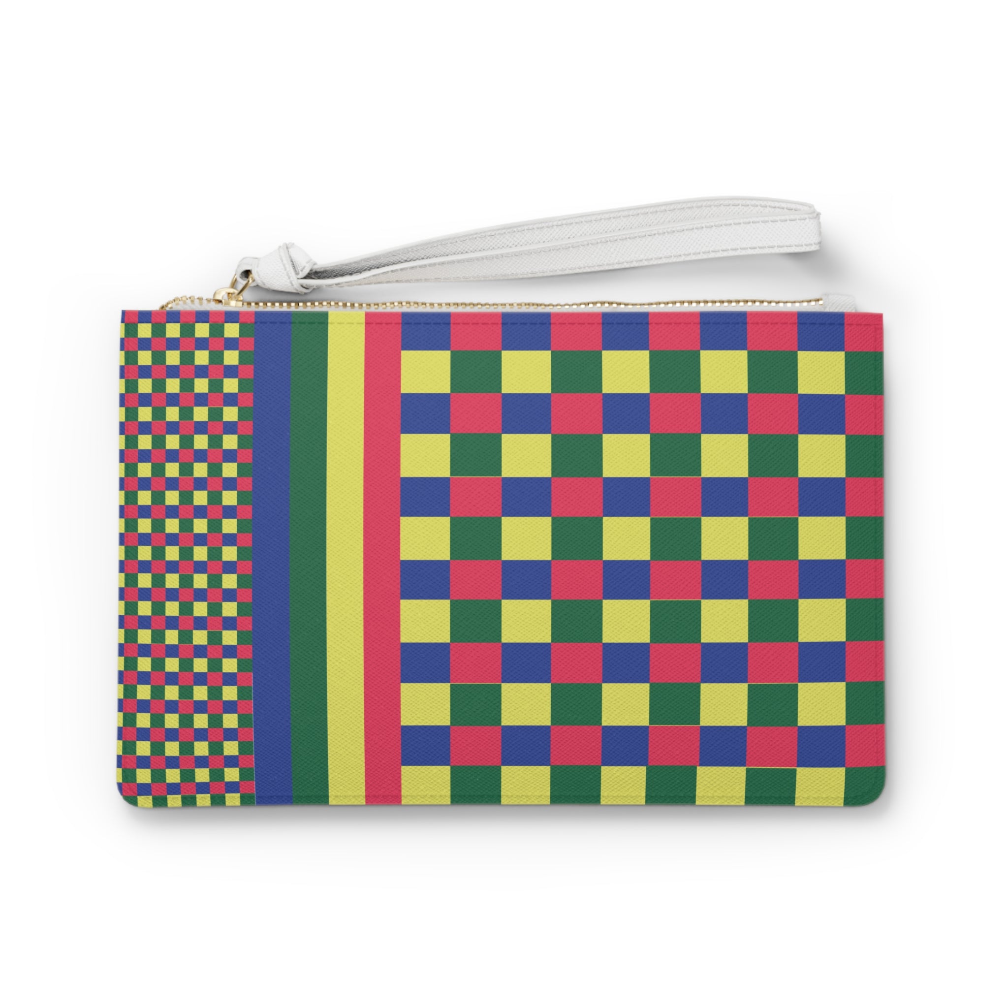 Colorblock Clutch Bag