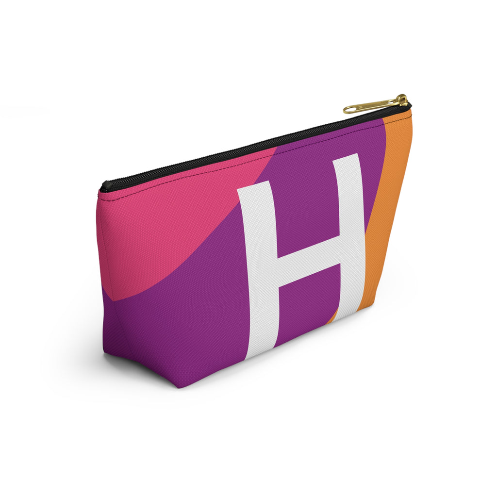 Colorblock Accessory Pouch — Monogram H T-Bottom Cosmetic Bag