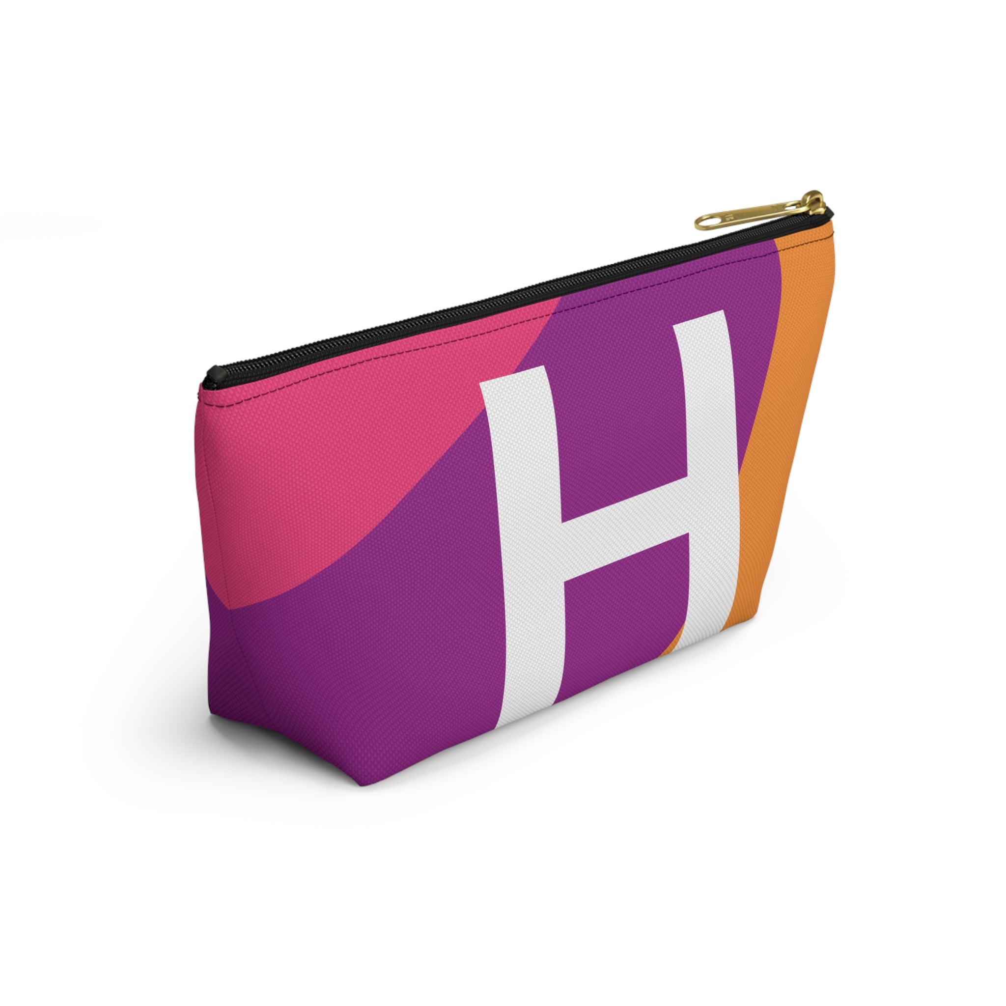 Colorblock Accessory Pouch — Monogram H T-Bottom Cosmetic Bag