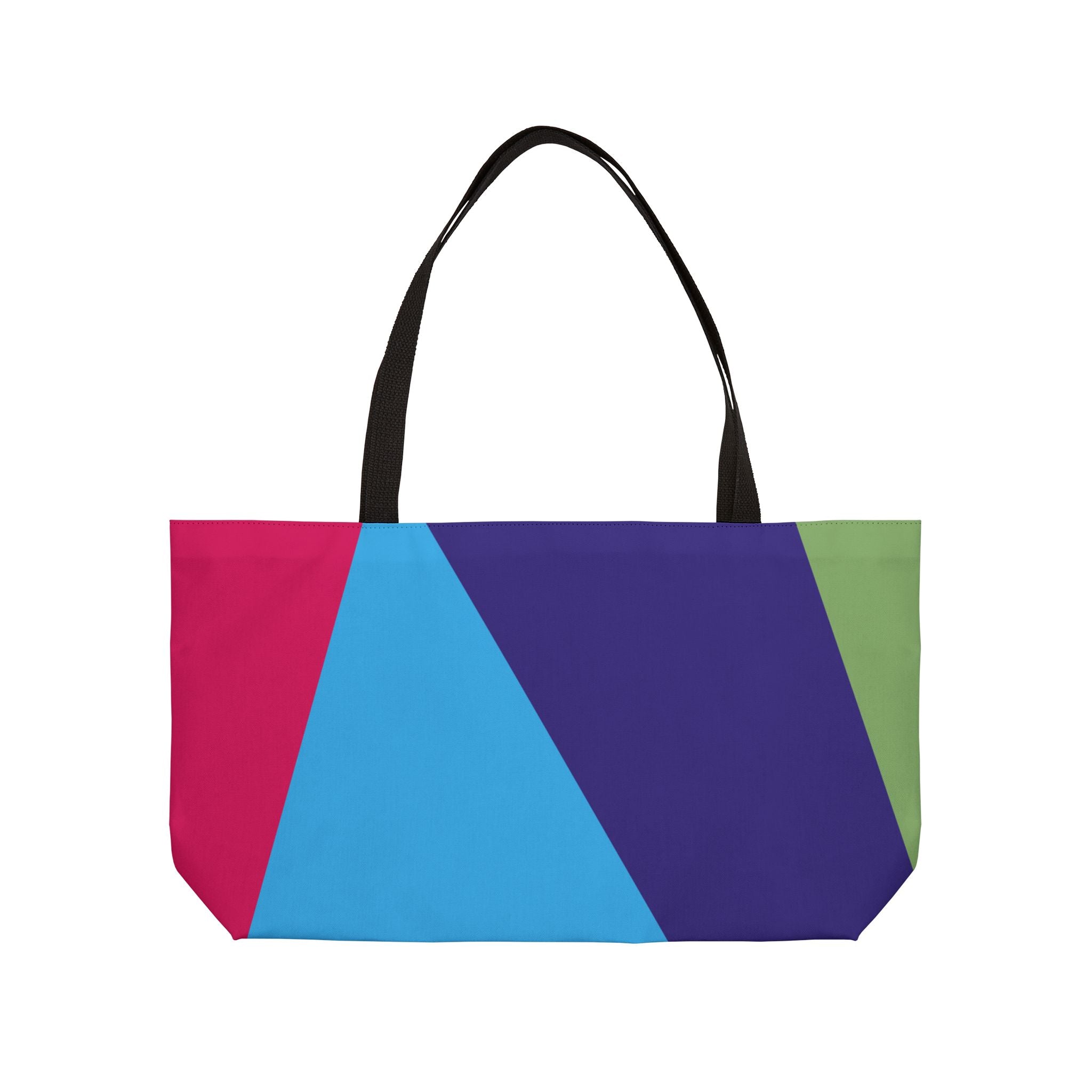 Colorblock Tote Bag