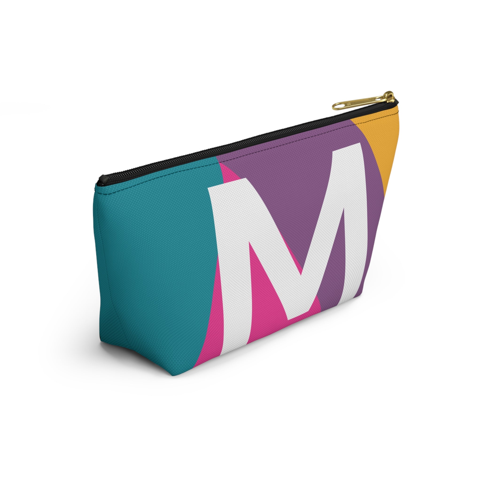 Colorblock Accessory Pouch — Monogram M T-Bottom Cosmetic Bag