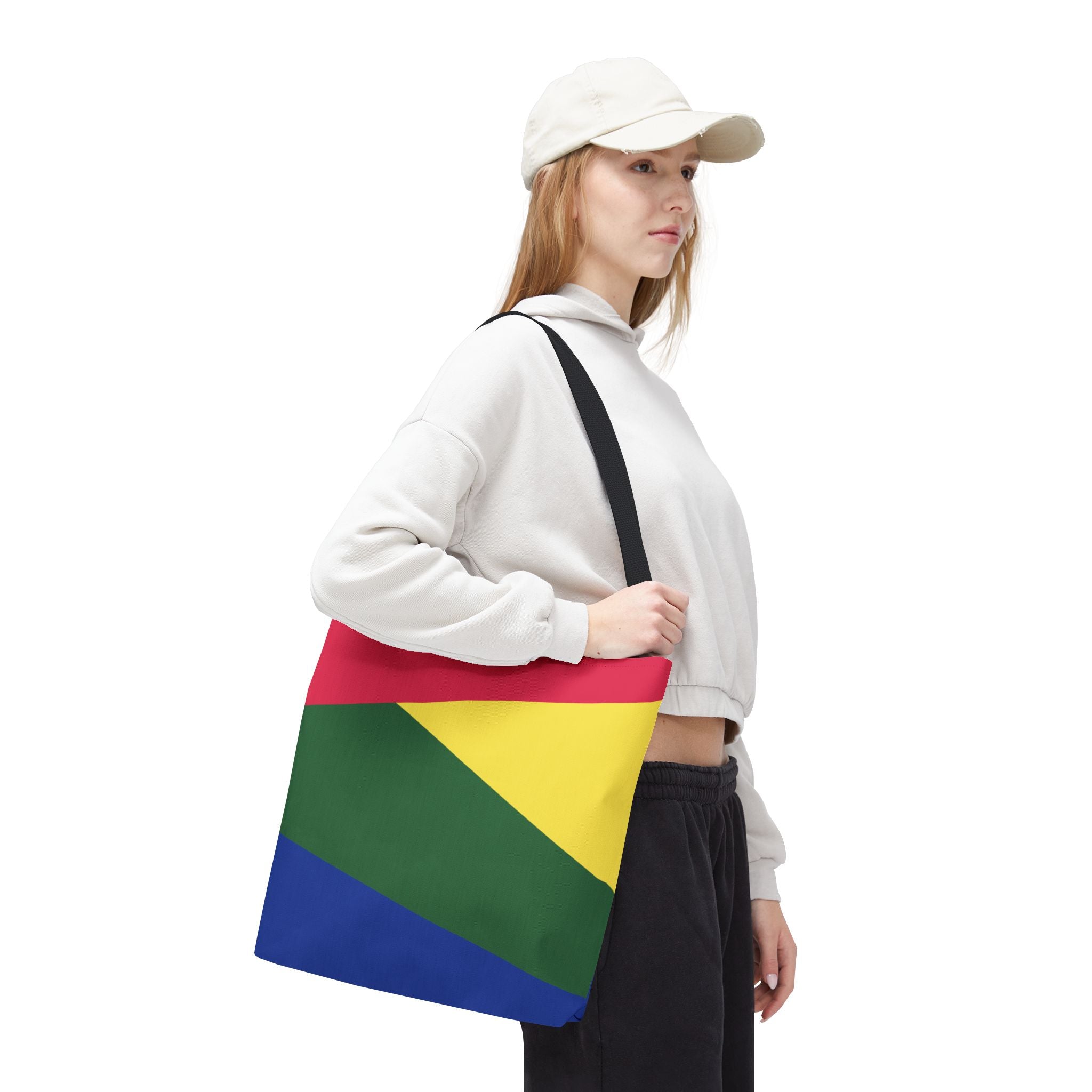 Colorblock Tote Bag