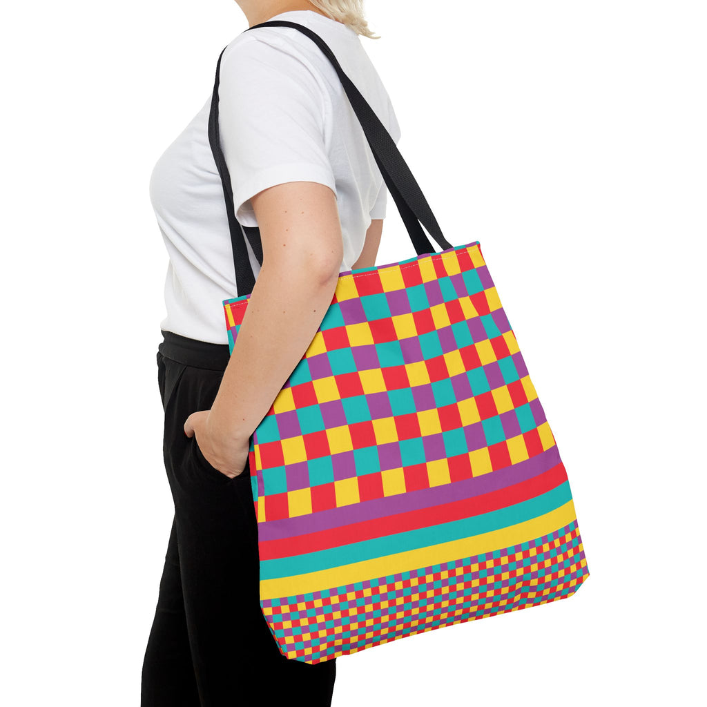 Colorblock Tote Bag