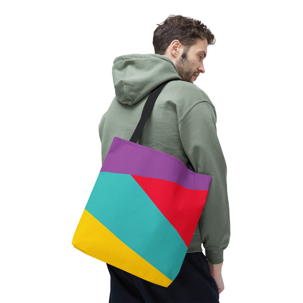 Colorblock Tote Bag