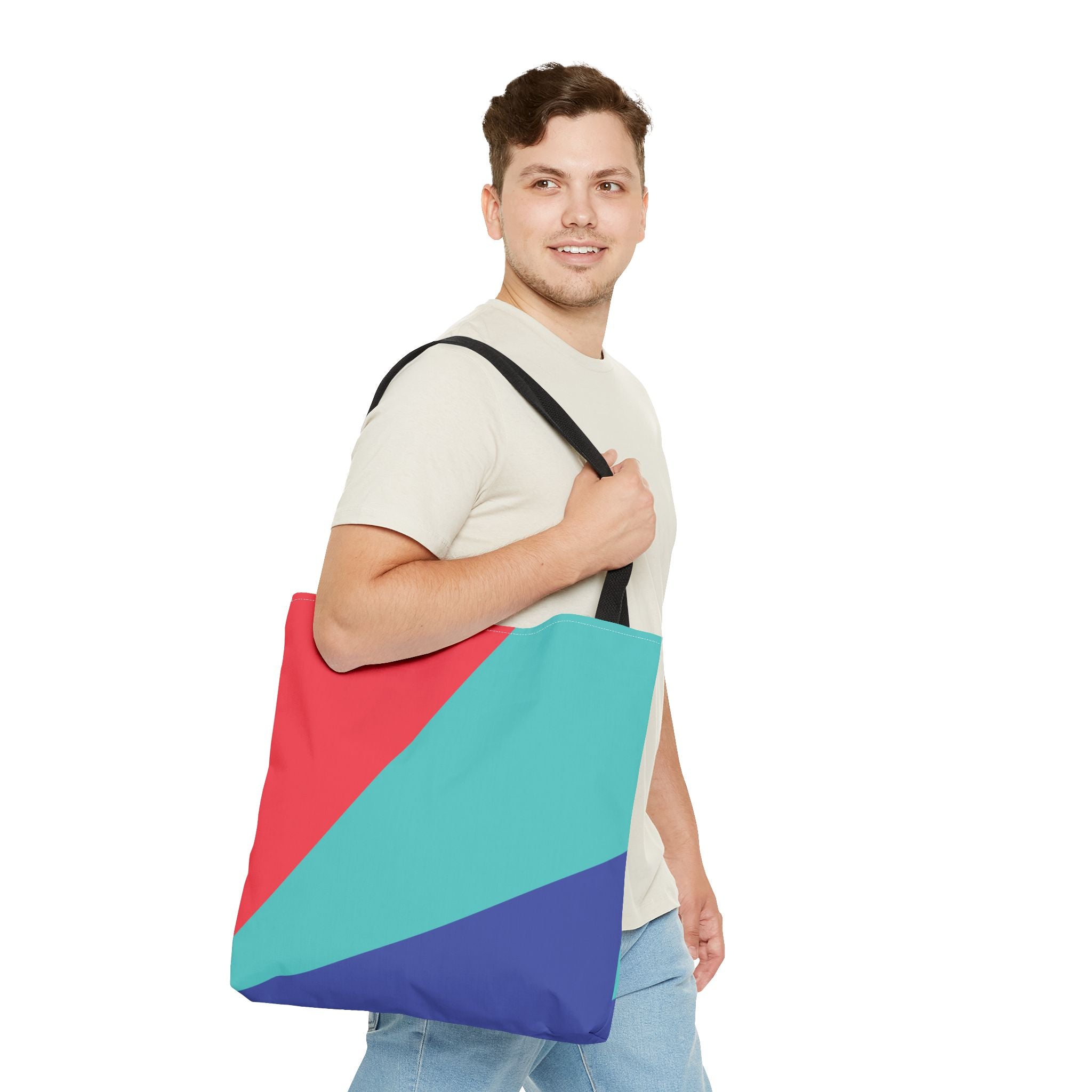 Colorblock Tote Bag