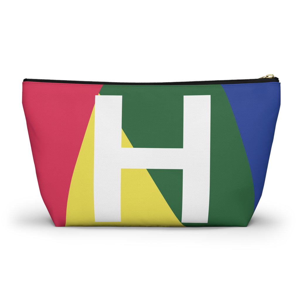 Colorblock Accessory Pouch — Monogram H T-Bottom Cosmetic Bag