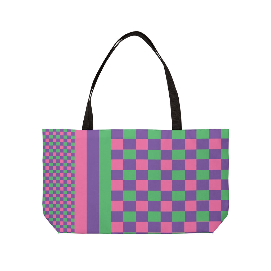 Colorblock Tote Bag