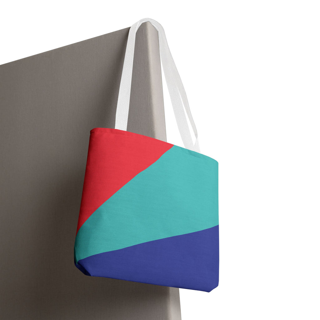 Colorblock Tote Bag