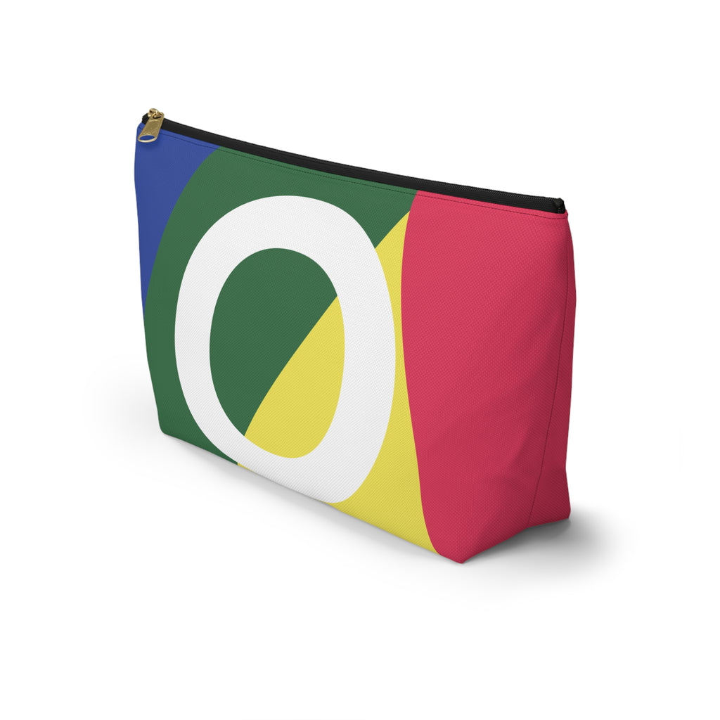 Colorblock Accessory Pouch — Monogram O T-Bottom Cosmetic Bag