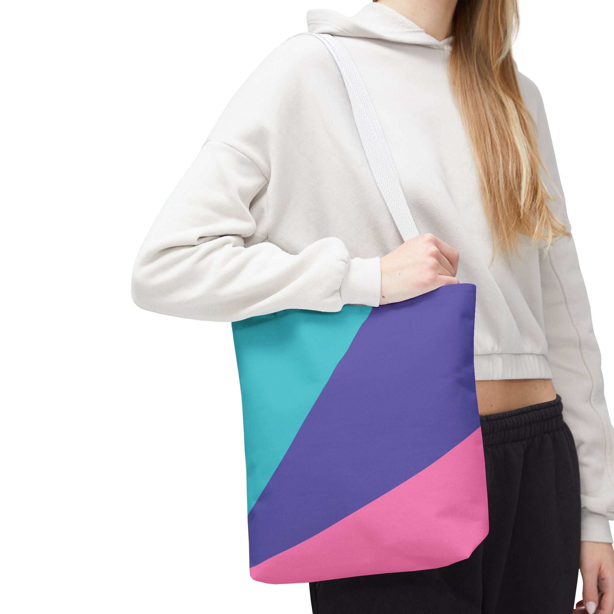 Colorblock Tote Bag