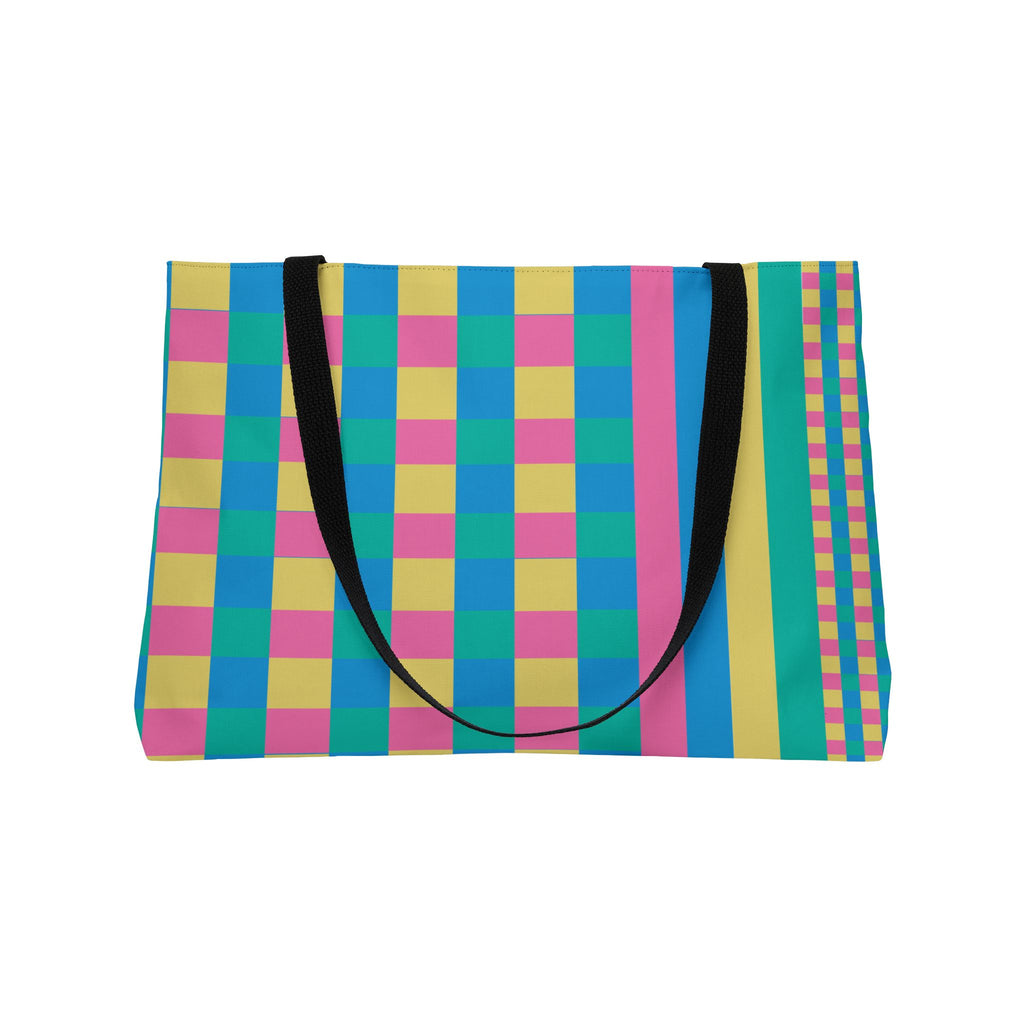 Colorblock Tote Bag