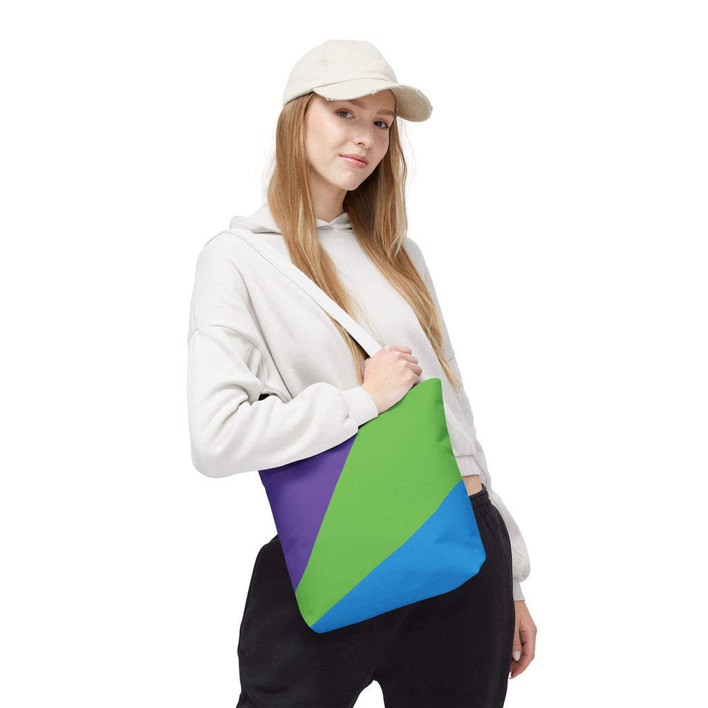 Colorblock Tote Bag