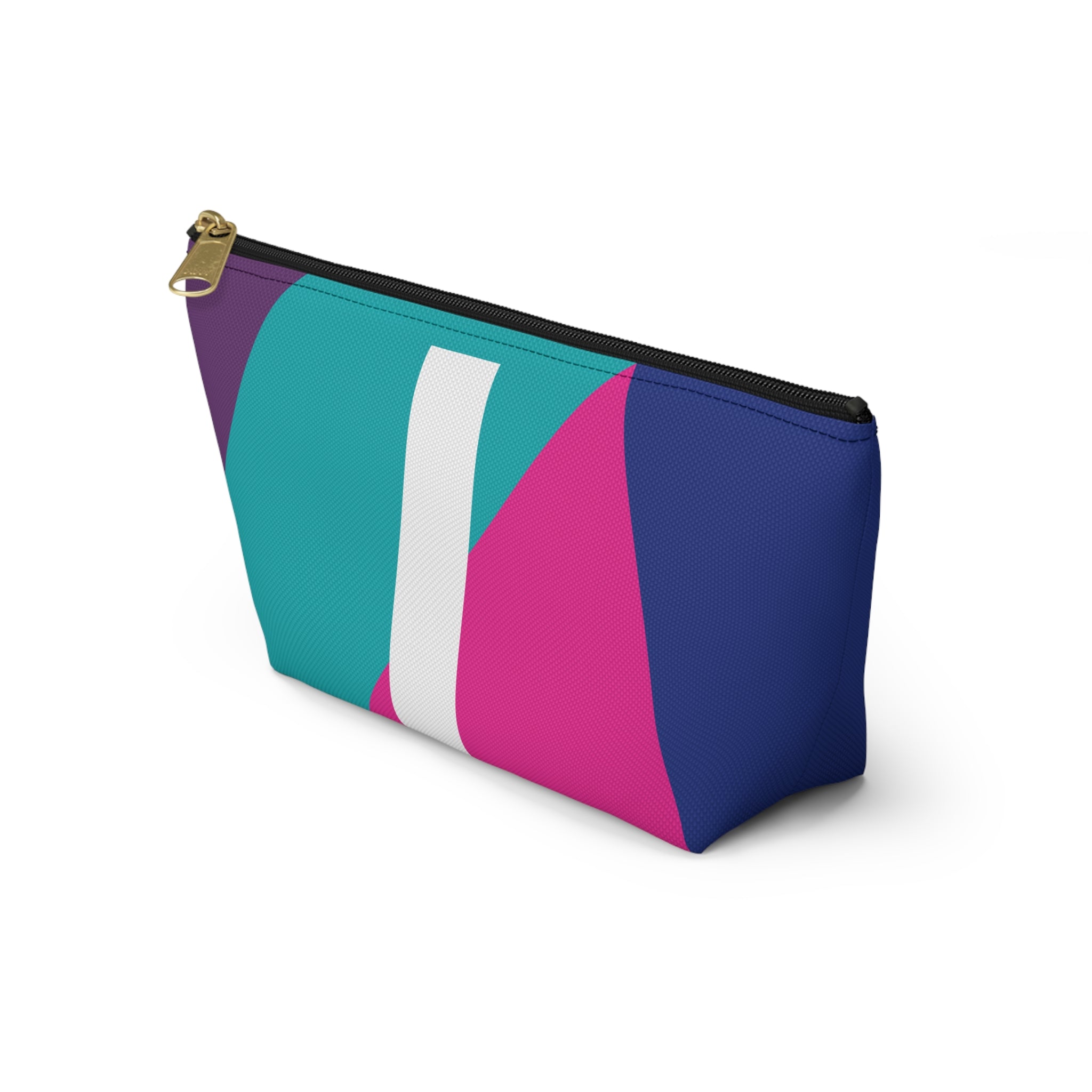 Colorblock Accessory Pouch — Monogram I T-Bottom Cosmetic Bag