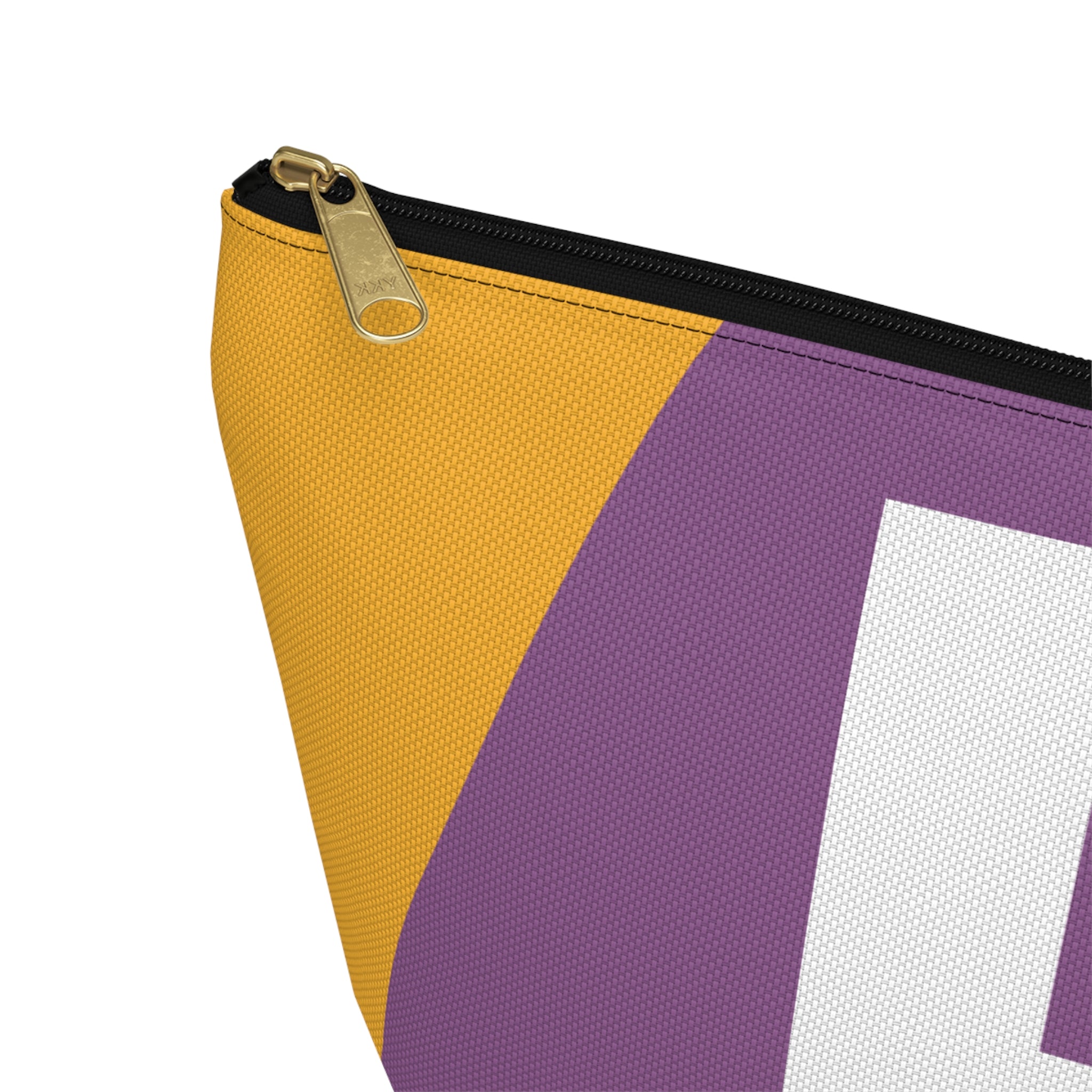Initials Colorblock Accessory Pouch — Monogram E T-Bottom Cosmetic Bag