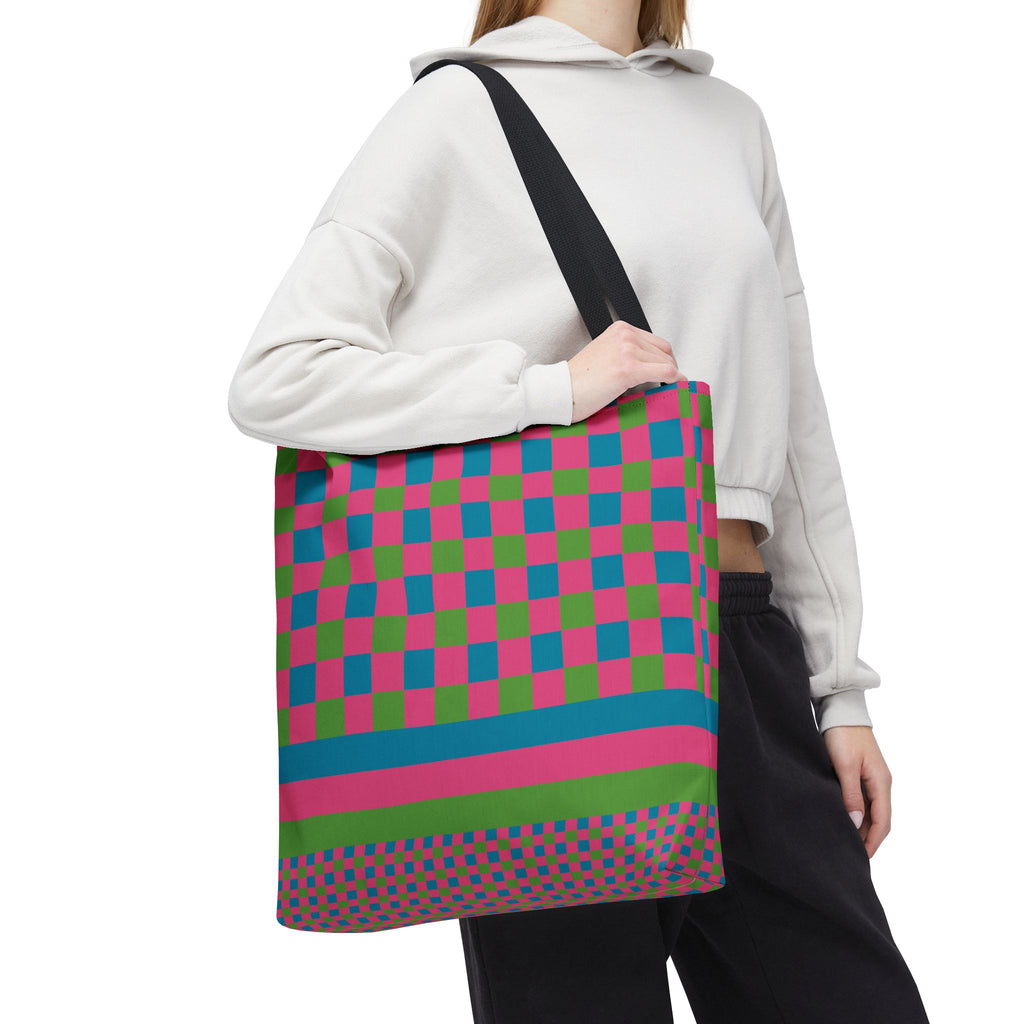 Colorblock Tote Bag