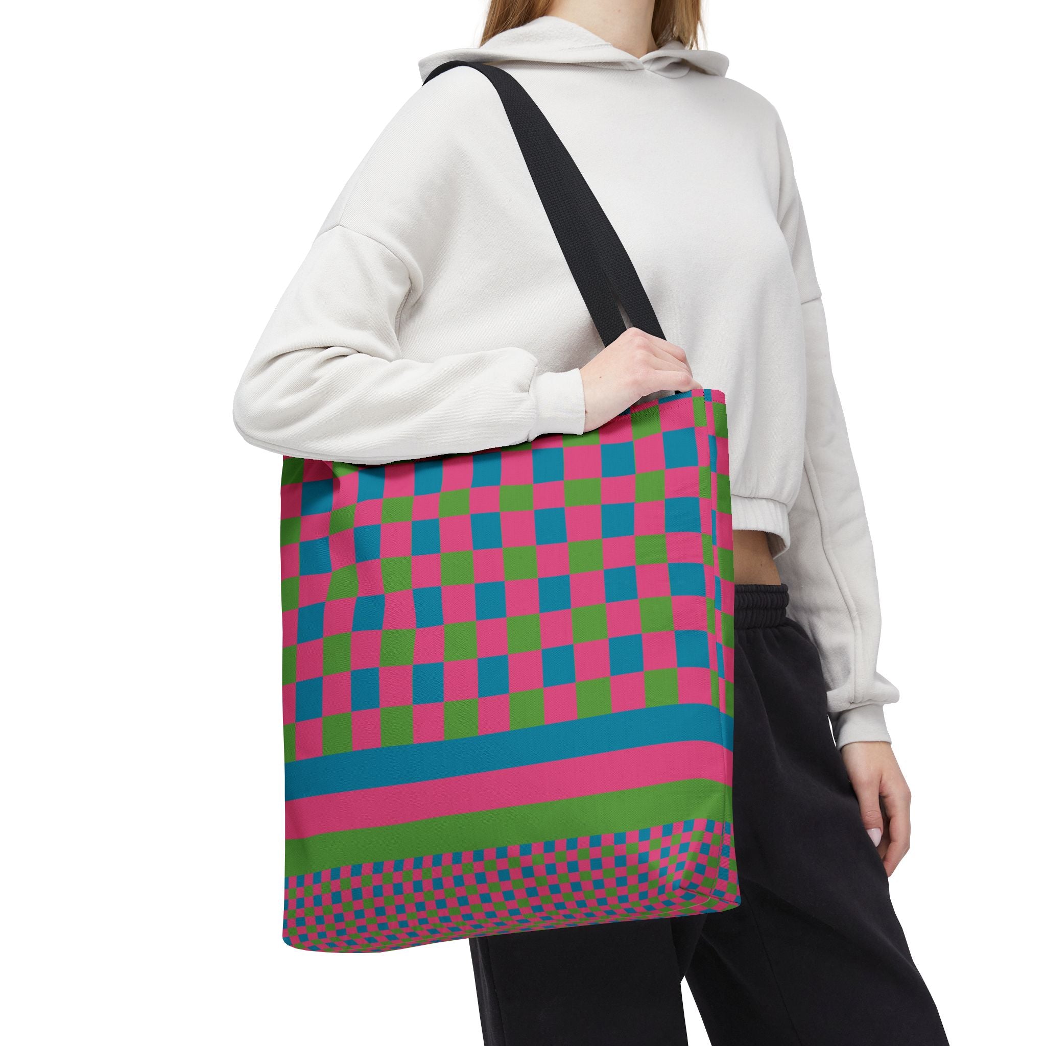 Colorblock Tote Bag